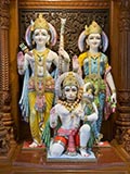 Shri Sita-Ram Bhagwan and Shri Hanumanji
